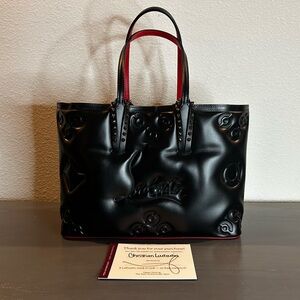 Christian Louboutin Black and Red Shoulder Bag